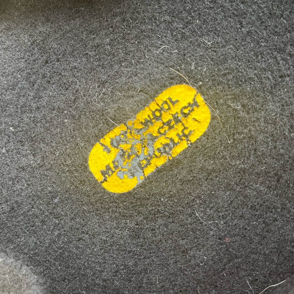 100% Wool Vintage Beret Black Hat - Picture 4 of 4